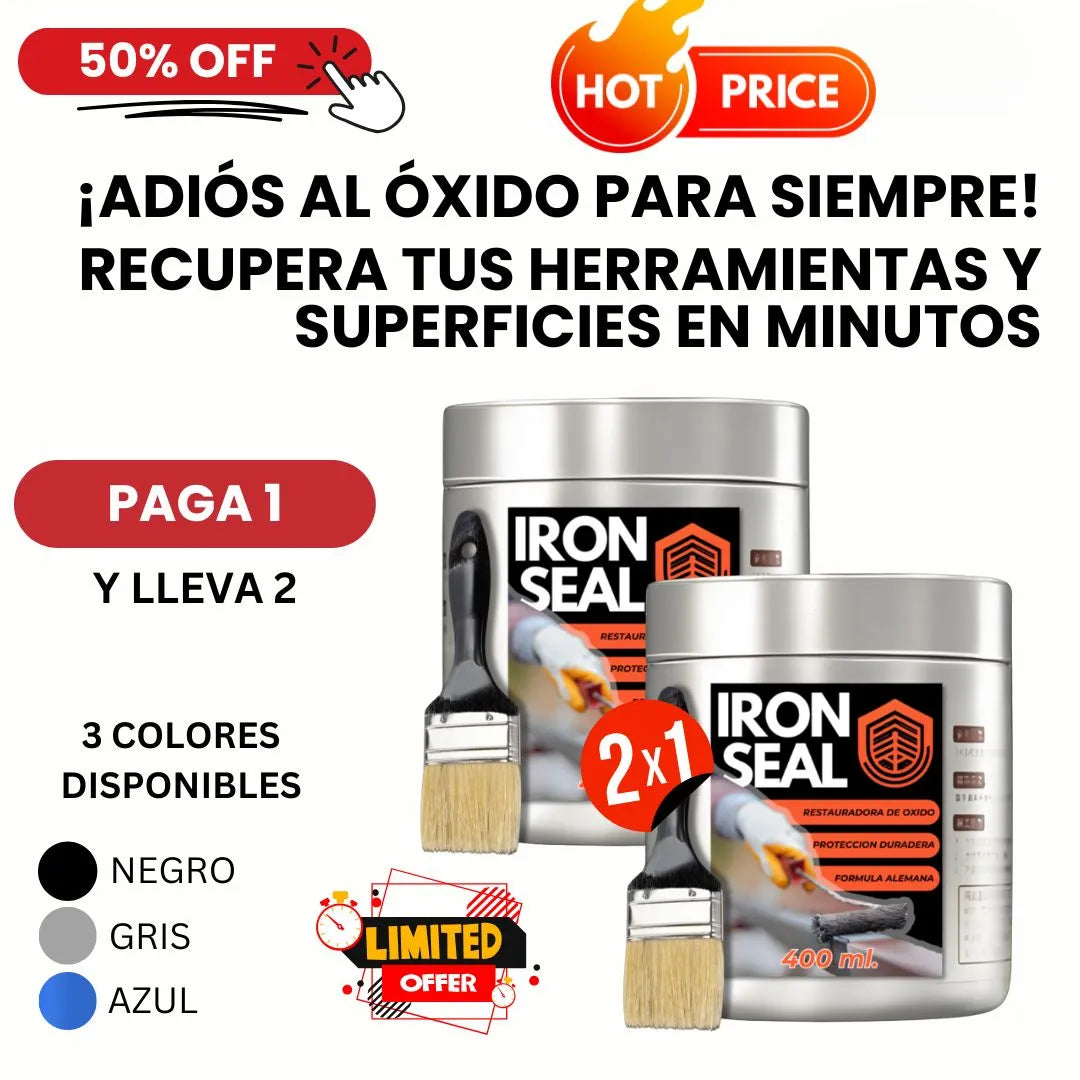 Iron Seal – El escudo antióxido que devuelve la vida al metal 💪 500 ML