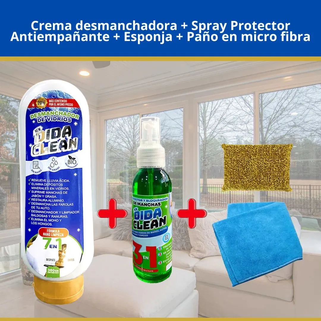 Magic Glass Clean: Vidrios y Superficies Brillantes al Instante
