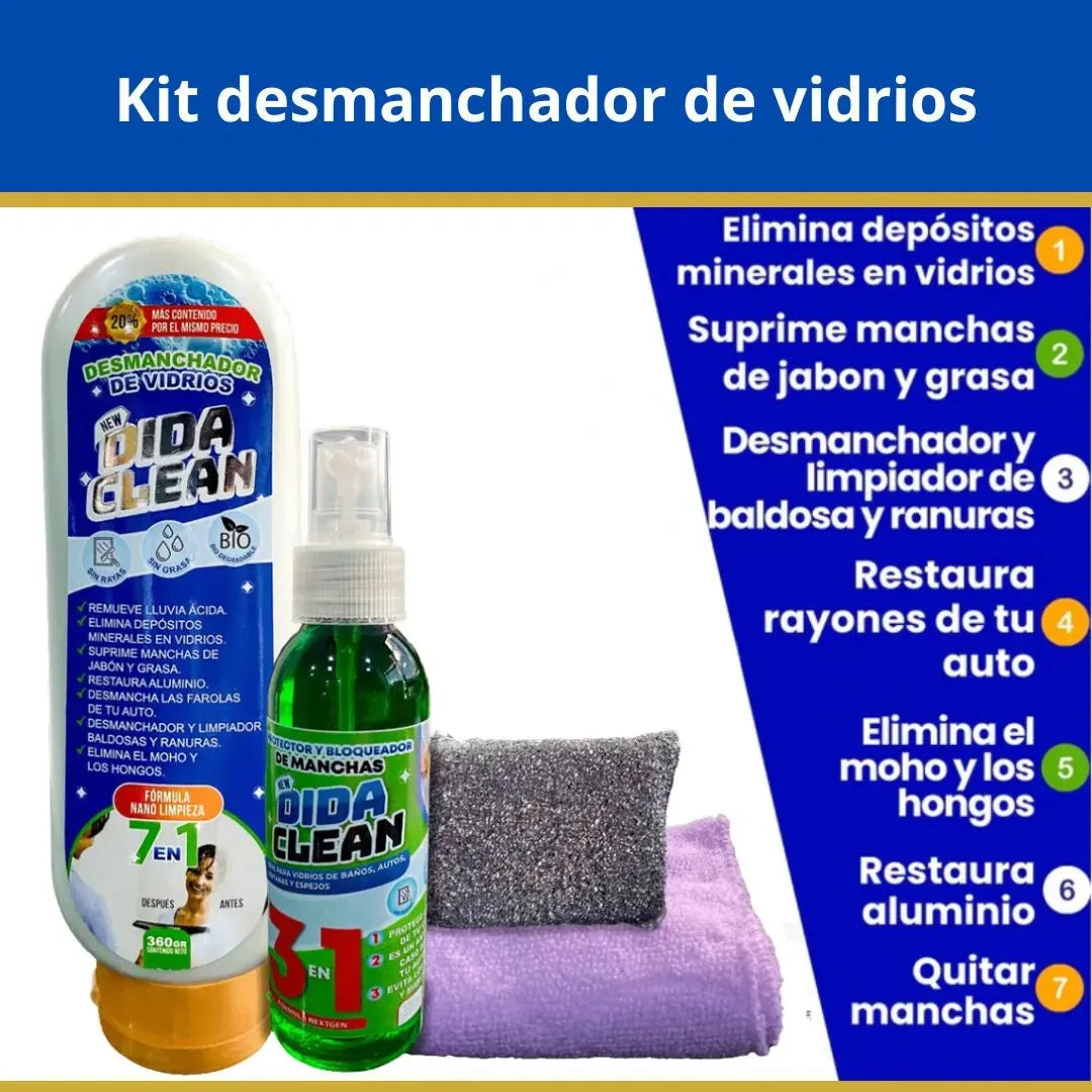 Magic Glass Clean: Vidrios y Superficies Brillantes al Instante