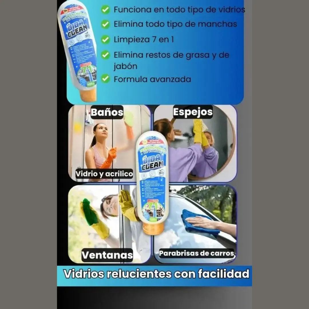 Magic Glass Clean: Vidrios y Superficies Brillantes al Instante