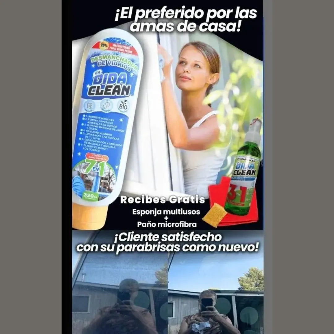 Magic Glass Clean: Vidrios y Superficies Brillantes al Instante