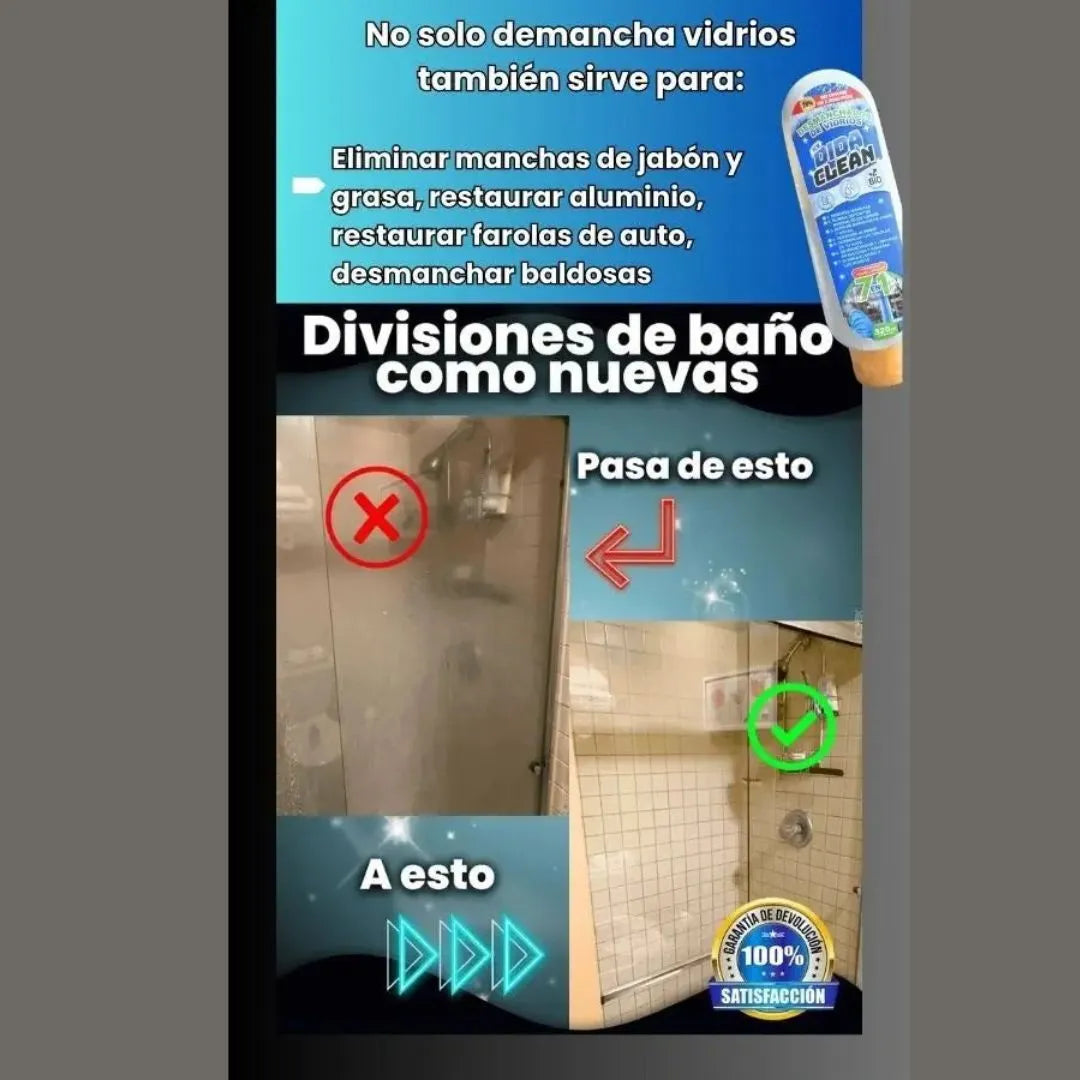 Magic Glass Clean: Vidrios y Superficies Brillantes al Instante