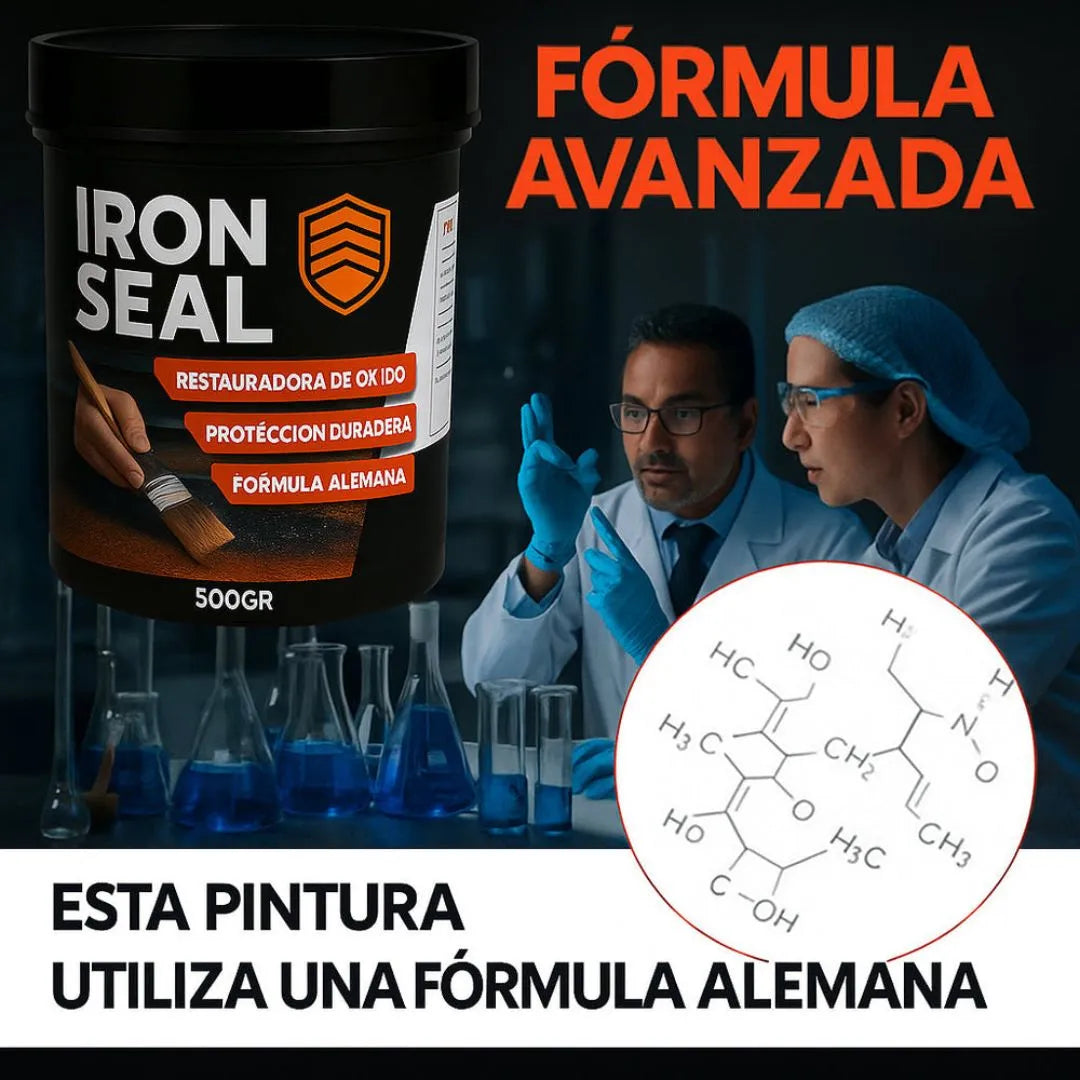 Iron Seal – El escudo antióxido que devuelve la vida al metal 💪 500 ML