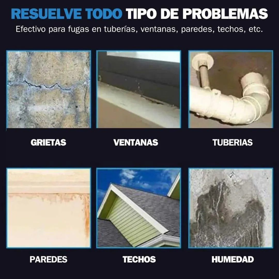 Cansado de goteras y humedad que vuelven una y otra vez? Esto lo sella par@ siempre.