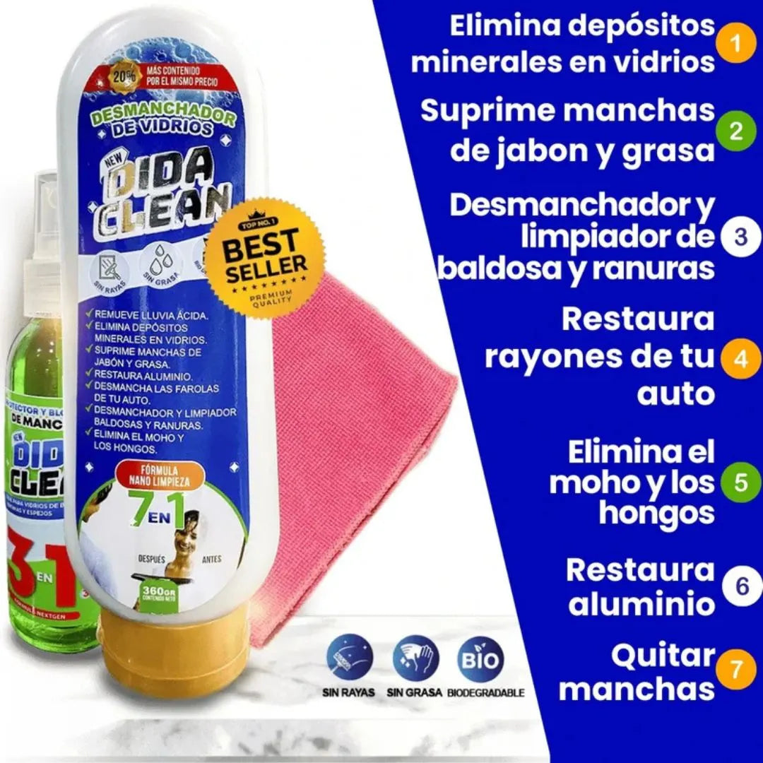 Magic Glass Clean: Vidrios y Superficies Brillantes al Instante