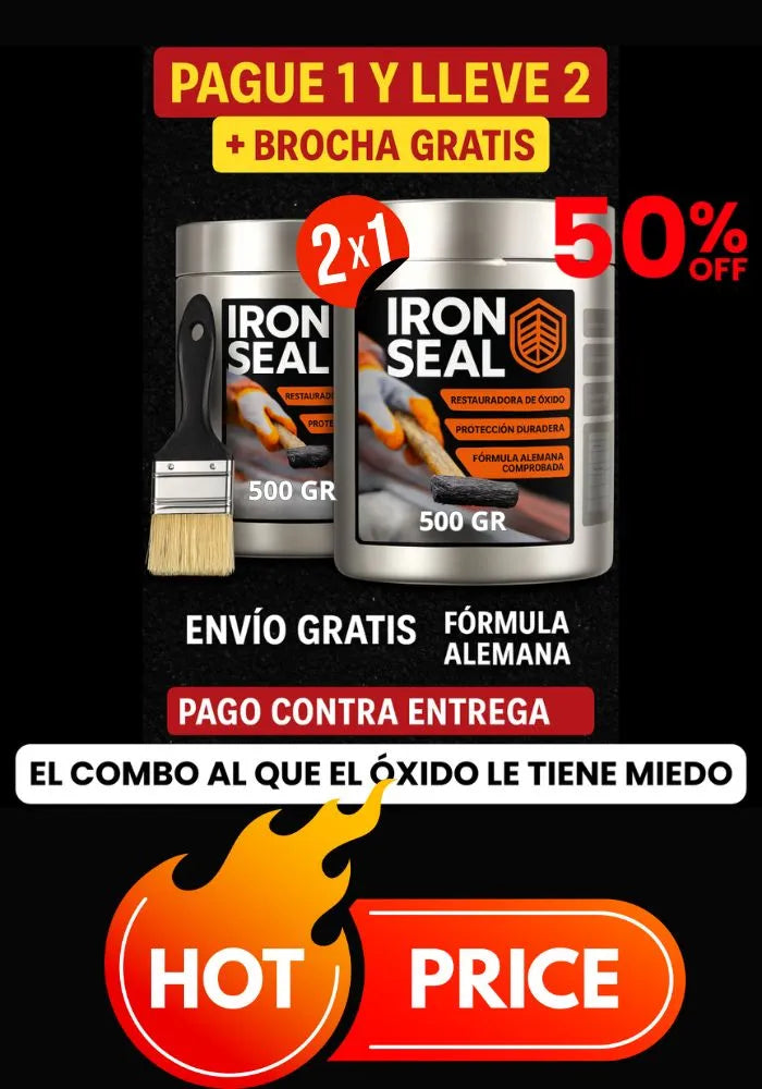 Iron Seal – El escudo antióxido que devuelve la vida al metal 💪 500 ML