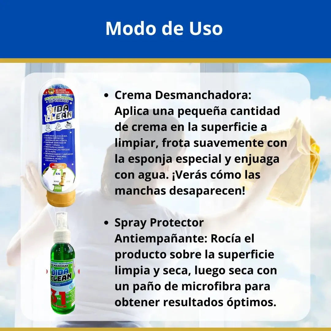 Magic Glass Clean: Vidrios y Superficies Brillantes al Instante