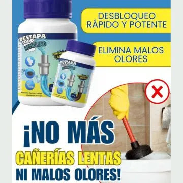 ¡Destapa tus cañerías con el Poderoso Tornado Cleaner!