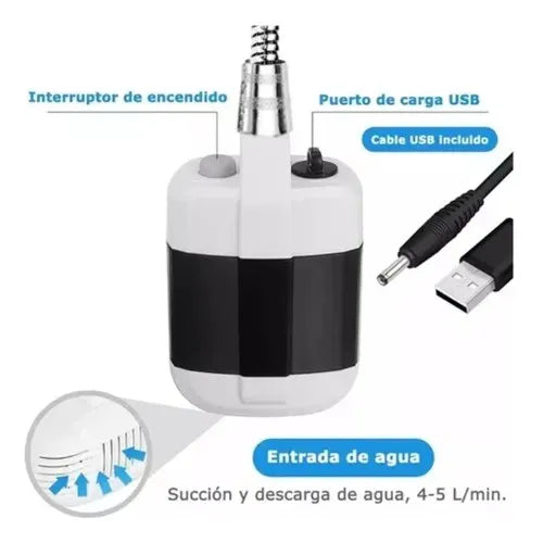 HydroGo™ – Ducha Portátil Recargable para Aventureros