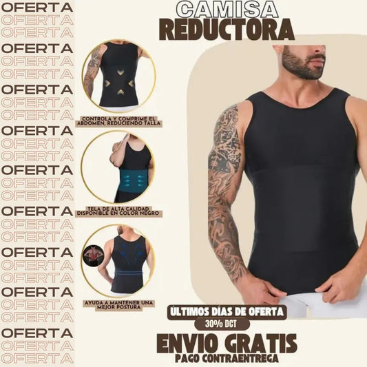 SlimPress™ | Camisilla reductora y moldeadora de abdomen para hombre