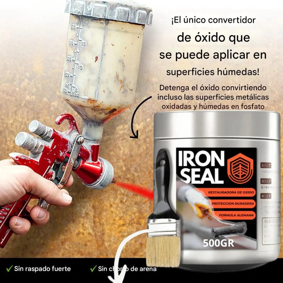 Iron Seal – El escudo antióxido que devuelve la vida al metal 💪 500 ML