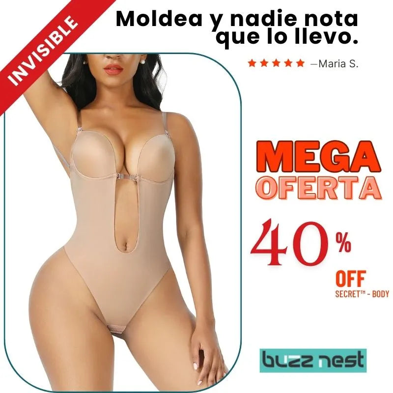 SECRET™ - Body sin espalda y escote pronunciado.