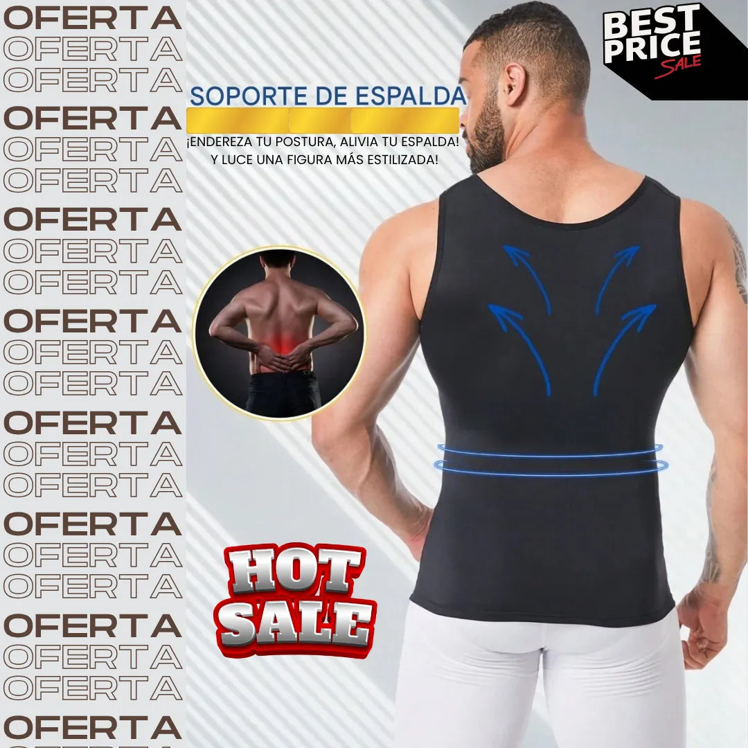 SlimPress™ | Camisilla reductora y moldeadora de abdomen para hombre