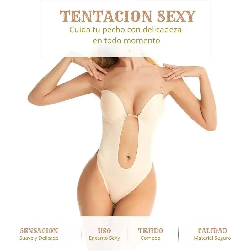 SECRET™ - Body sin espalda y escote pronunciado.