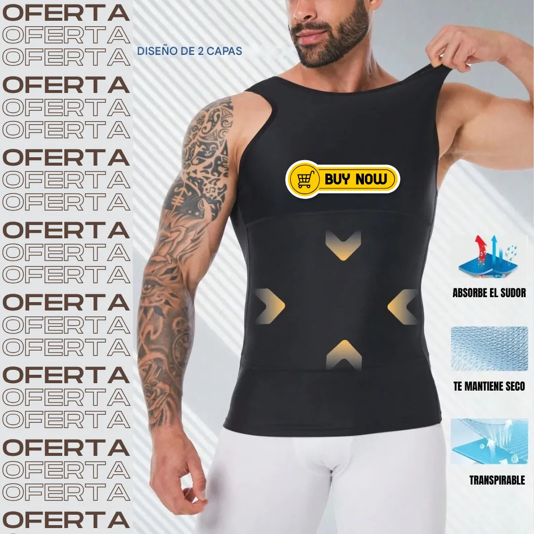 SlimPress™ | Camisilla reductora y moldeadora de abdomen para hombre
